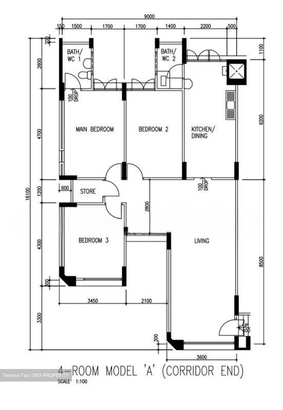 Blk 513 Westwood Court (Jurong West), HDB 4 Rooms #562042861